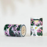 Sticker Pet Tape - Pre - cut - Lotus Saga - 70 mm - 4 - Washi Tape Shop - Tidformera