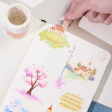 Sticker Pet Tape - Pre - cut - Misty Blush - 70 mm - 6 - Washi Tape Shop - Tidformera