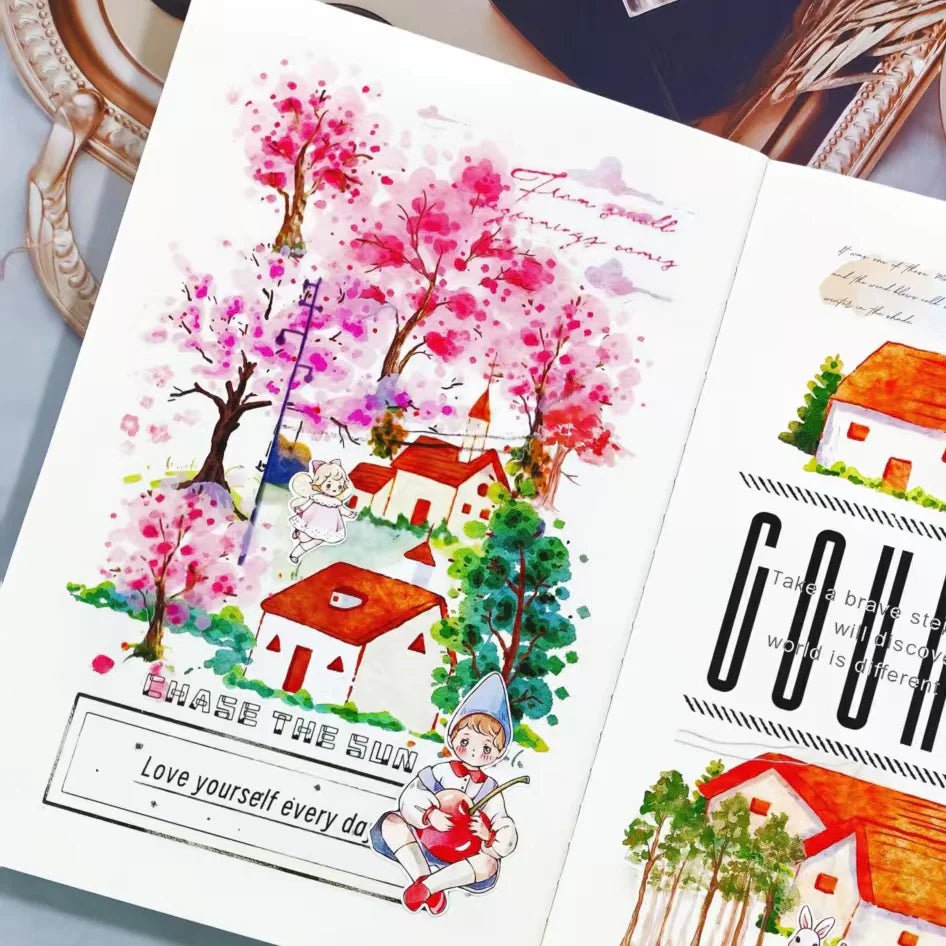 Sticker Pet Tape - Pre - cut - Misty Blush - 70 mm - 3 - Washi Tape Shop - Tidformera