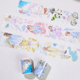Sticker Pet Tape - Pre - cut - Morning Dew - 65 mm - 2 - Washi Tape Shop - Tidformera
