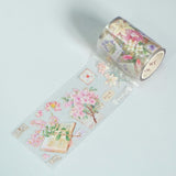 Sticker Pet Tape - Pre - cut - Petal Post - 60 mm - 1 - Washi Tape Shop - Tidformera