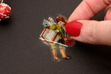 Sticker Pet Tape - Pre - cut - Vintage Christmas - Celebration 60 mm - 3 - Studio Light - Tidformera