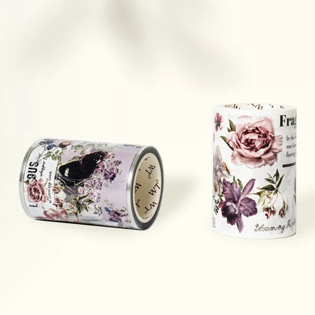 Sticker Pet Tape - Pre - cut - Violet Veil - 65 mm - 9 - Washi Tape Shop - Tidformera