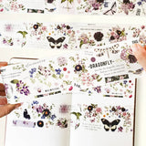 Sticker Pet Tape - Pre - cut - Violet Veil - 65 mm - 7 - Washi Tape Shop - Tidformera