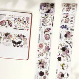 Sticker Pet Tape - Pre - cut - Violet Veil - 65 mm - 2 - Washi Tape Shop - Tidformera
