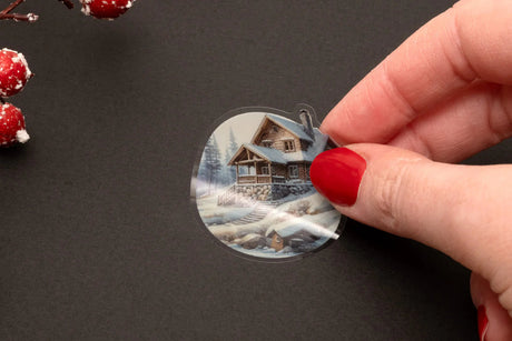 Sticker Pet Tape - Pre - cut - Winter Wonderland 60 mm - 3 - Studio Light - Tidformera
