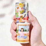 Sticker Pet Tape - Pre - cut - Yoga Ode - 65 mm - 7 - Washi Tape Shop - Tidformera