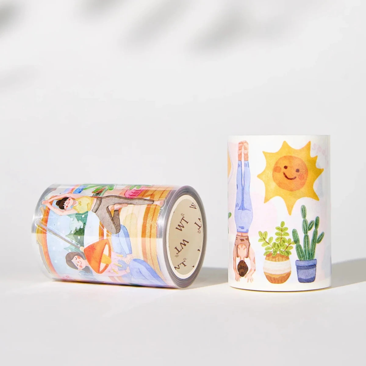 Sticker Pet Tape - Pre - cut - Yoga Ode - 65 mm - 6 - Washi Tape Shop - Tidformera