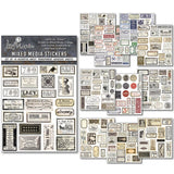 Vintage Scrips sticker set med 10 ark från Ciao Bella - Tidformera