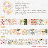 Sticker Set Washi Tape - Mini Snippets - 3 - pack - 4 - Washi Tape Shop - Tidformera