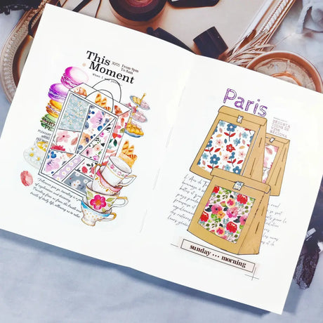 Sticker Set Washi Tape - Mini Snippets - 3 - pack - 6 - Washi Tape Shop - Tidformera