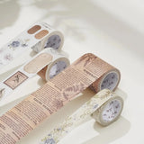 Sticker Set Washi Tape - Petals & Parchment - 4 - pack - 2 - Washi Tape Shop - Tidformera