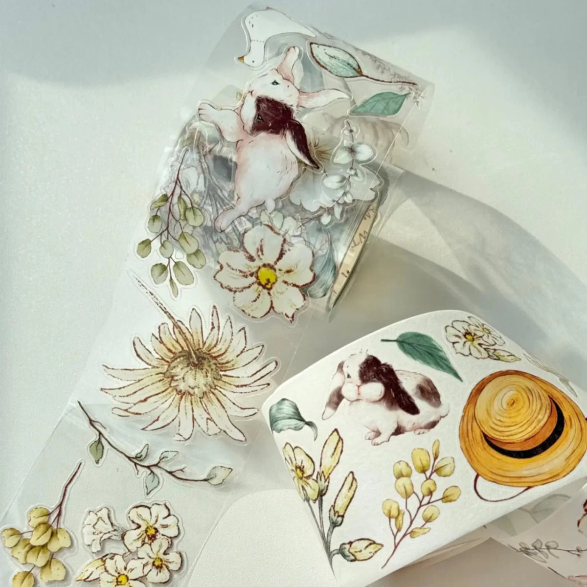 Sticker Washi Tape - Pre - cut - Clover Haze - 60 mm - 7 - Washi Tape Shop - Tidformera