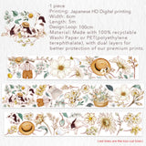 Sticker Washi Tape - Pre - cut - Clover Haze - 60 mm - 9 - Washi Tape Shop - Tidformera