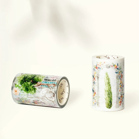Sticker Washi Tape - Pre - cut - French Courtyard - 70 mm - 8 - Washi Tape Shop - Tidformera