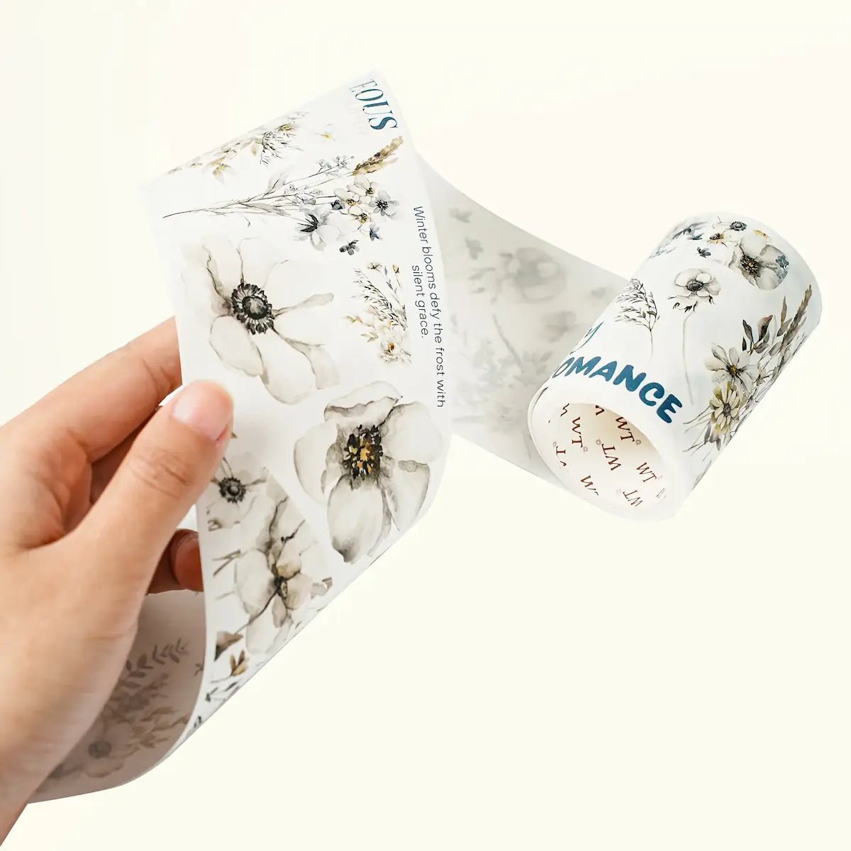 Sticker Washi Tape - Pre - cut - Frosted Meadow - 70 mm - 8 - Washi Tape Shop - Tidformera