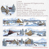 Sticker Washi Tape - Pre - cut - Frozen World - 70 mm - 5 - Washi Tape Shop - Tidformera