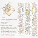 Sticker Washi Tape - Pre - cut - Garden Sprout - 65 mm - 7 - Washi Tape Shop - Tidformera