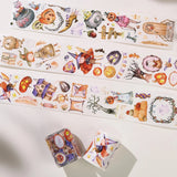 Sticker Washi Tape - Pre-cut - Ghoulish Gathering - 55 mm - 1 - Washi Tape Shop - Tidformera