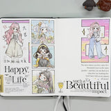 Sticker Washi Tape - Pre - cut - Honey Sprout - 65 mm - 4 - Washi Tape Shop - Tidformera