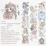 Sticker Washi Tape - Pre - cut - Honey Sprout - 65 mm - 5 - Washi Tape Shop - Tidformera