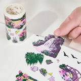 Sticker Washi Tape - Pre - cut - Lotus Saga - 70 mm - 2 - Washi Tape Shop - Tidformera