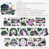 Sticker Washi Tape - Pre - cut - Lotus Saga - 70 mm - 7 - Washi Tape Shop - Tidformera