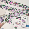 Sticker Washi Tape - Pre - cut - Lotus Saga - 70 mm - 1 - Washi Tape Shop - Tidformera