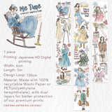 Sticker Washi Tape - Pre - cut - Me Time - 60 mm - 7 - Washi Tape Shop - Tidformera