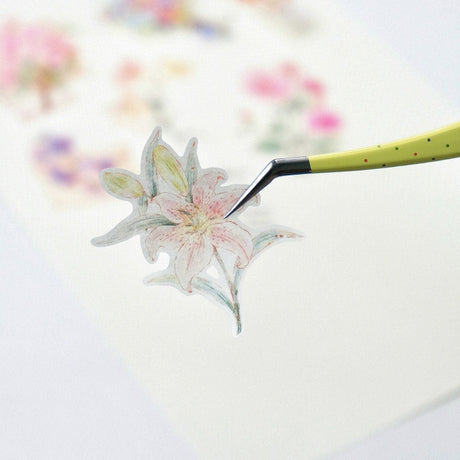 Sticker Washi Tape - Pre - cut - Petal Post - 60 mm - 7 - Washi Tape Shop - Tidformera