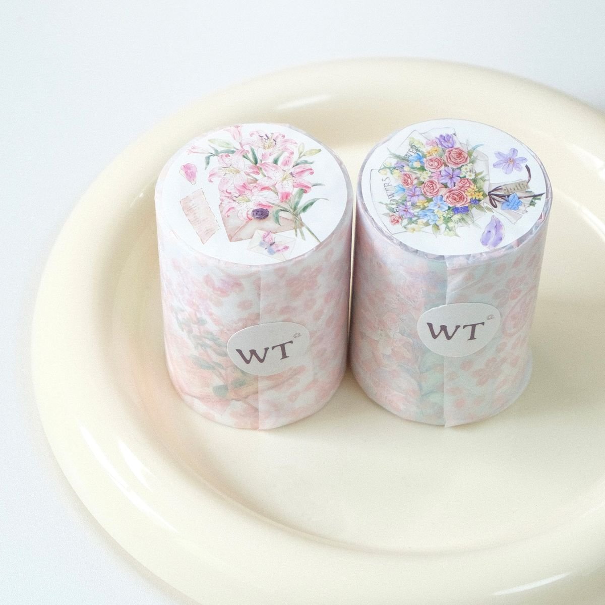 Sticker Washi Tape - Pre - cut - Petal Post - 60 mm - 10 - Washi Tape Shop - Tidformera