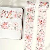 Sticker Washi Tape - Pre - cut - Pink Velvet - 60 mm - 4 - Washi Tape Shop - Tidformera
