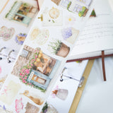 Sticker Washi Tape - Pre - cut - Spring Café - 70 mm - 4 - Washi Tape Shop - Tidformera