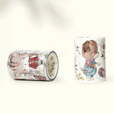 Sticker Washi Tape - Pre - cut - Whisker Connection - 60 mm - 6 - Washi Tape Shop - Tidformera