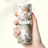 Sticker Washi Tape - Pre - cut - Whisker Connection - 60 mm - 7 - Washi Tape Shop - Tidformera
