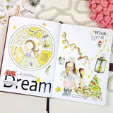Sticker Washi Tape - Pre - cut - Winter Dreamscape - 70 mm - 4 - Washi Tape Shop - Tidformera