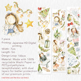 Sticker Washi Tape - Pre - cut - Winter Dreamscape - 70 mm - 6 - Washi Tape Shop - Tidformera