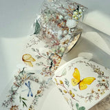 Sticker Washi Tape - Pre - cut - Zephyr Bloom - 60 mm - 8 - Washi Tape Shop - Tidformera