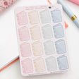 Stickers - A6 - My pastel library - 1 - My Sweet Paper Card - Tidformera