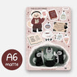 Stickers - A6 - This is cat magic - 1 - My Sweet Paper Card - Tidformera