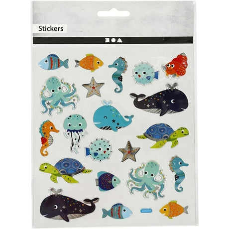 Stickers Creotime Djur - Havets djur - 2 - Creotime - Tidformera