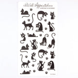 Stickers - Everyday Is Caturday - Black - 1 - The Well-Appointed Desk - Tidformera