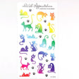 Stickers - Everyday Is Caturday - Rainbow - 1 - The Well-Appointed Desk - Tidformera