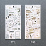 Stickers Frame collage - Beige - 3 - Mind Wave - Tidformera