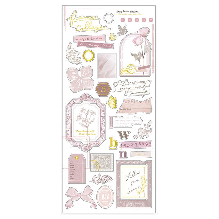 Stickers Frame collage - Pink - 1 - Mind Wave - Tidformera