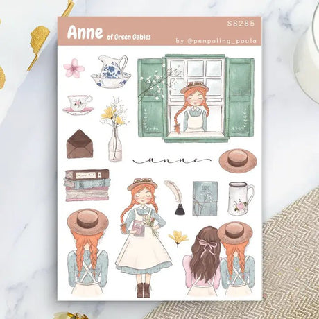 Stickers - Penpaling Paula - Anne of Green Gables - 1 - Penpaling Paula - Tidformera