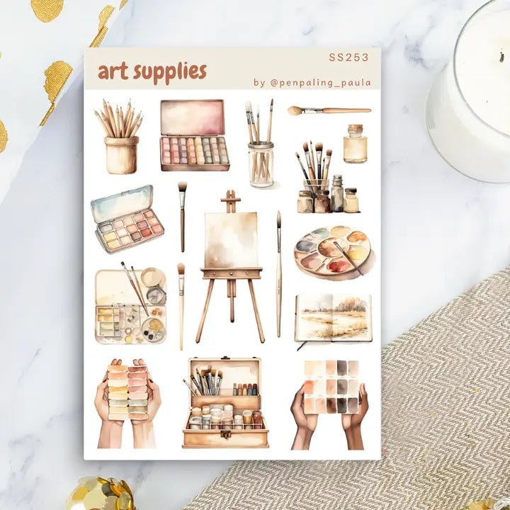Stickers - Penpaling Paula - Art Supplies - 1 - Penpaling Paula - Tidformera