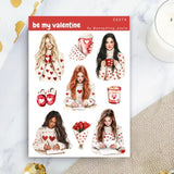 Stickers - Penpaling Paula - Be My Valentine - 1 - Penpaling Paula - Tidformera