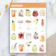 Stickers - Penpaling Paula - Cocktails - 1 - Penpaling Paula - Tidformera
