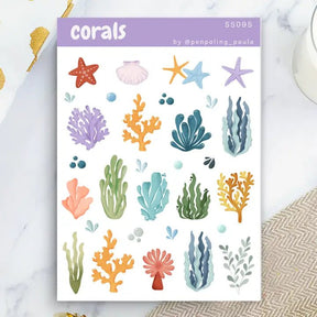 Stickers - Penpaling Paula - Corals - 1 - Penpaling Paula - Tidformera